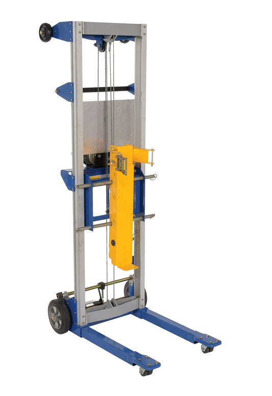 Centerline Dynamics Portable Load Lifters Vestil Steel Manual Winch Heater Tank Lift Truck 300 Lb. Capacity