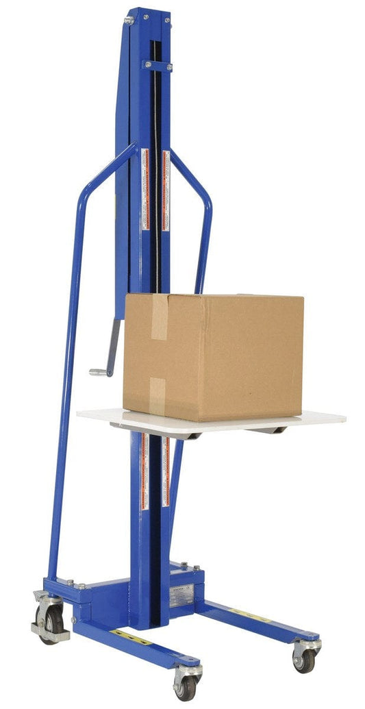 Centerline Dynamics Portable Load Lifters Vestil Steel Manual Work Positioner 33 In. x 23-3/4 In. x 72 In. 220 Lb. Capacity