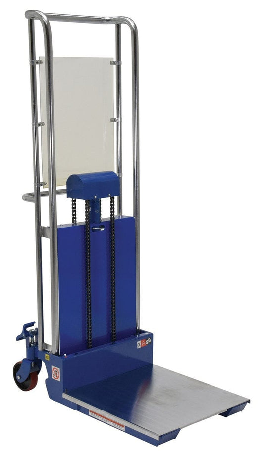 Centerline Dynamics Portable Load Lifters Vestil Steel Portable Foot Pump Hefti-Lift 41 In. x 69 In. 880 Lb. Capacity