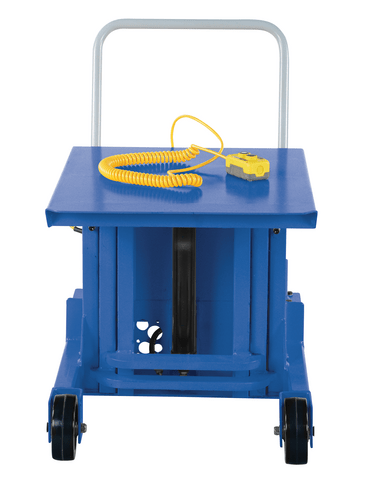 Centerline Dynamics Post Tables Vestil Steel DC Ergonomic Manual Die Table 24 In. x 30 In. Chrome Platform 2000 Lb. Capacity