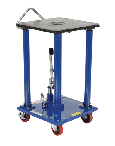 Vestil Steel Hydraulic Post Table 18 In. x 18 In. 500 Lb. Capacity ...