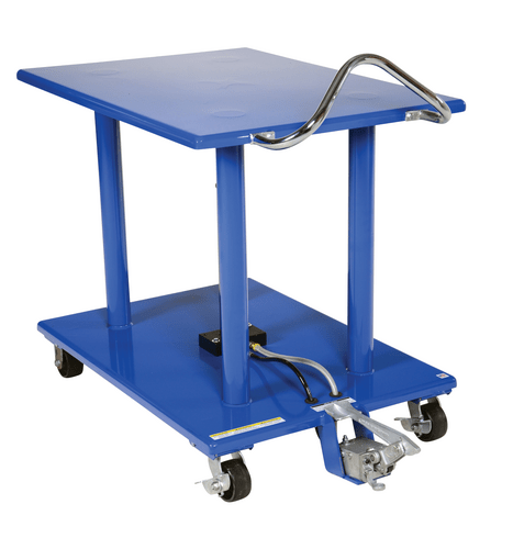Vestil Steel Hydraulic Post Table 30 In. x 42 In. 2,000 Lb. Capacity ...