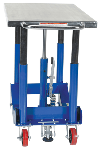 Centerline Dynamics Post Tables Vestil Steel Low Profile Post Lift Table 41 In. x 24 In. x 25 In. 4000 Lb. Capacity