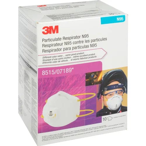 Centerline Dynamics PPE 3M™ 8515/07189(AAD) N95 Disposable Particulate Welding Respirator, 10/Box