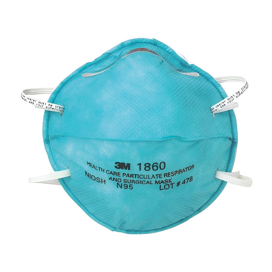 thumbnail image 2 of 3M 1860 N95 Particulate Respirators – Box Of 20 – EXP 2028 – Made In USA, PPE 2 of 6