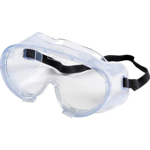 Centerline Dynamics PPE ERB™ 15143 Perforated Impact Resistant Goggles - Anti-Fog, Clear Lens, Black Straps