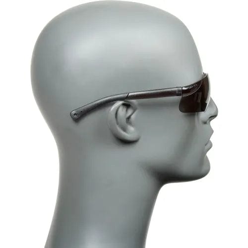 Centerline Dynamics PPE MCR Safety BK112 Safety Glasses with Gray Lens Soft Non-Slip Temple Material