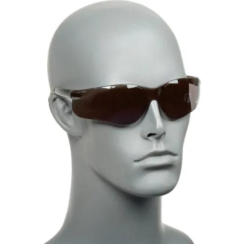 Centerline Dynamics PPE MCR Safety BK112 Safety Glasses with Gray Lens Soft Non-Slip Temple Material