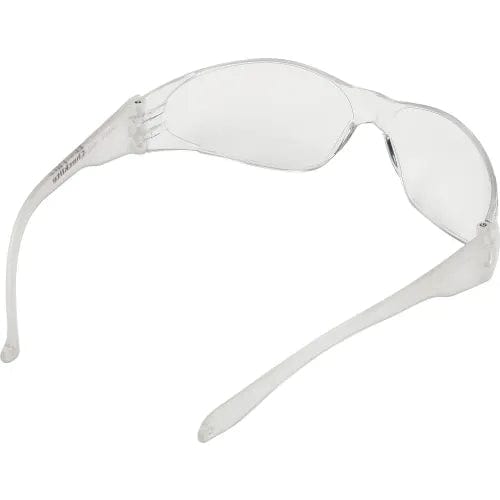 Centerline Dynamics PPE MCR Safety CL110 Crews Checklite Safety Glasses, Clear Lens, Clear Frame, Anti-Scratch