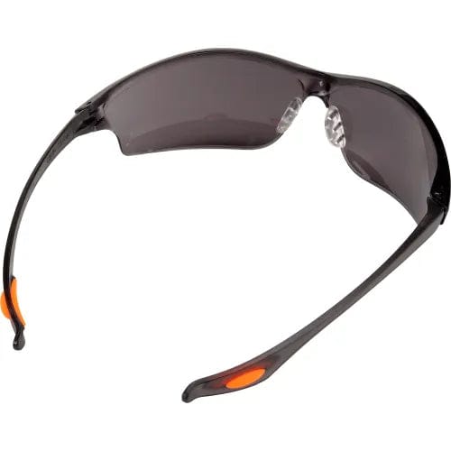 Centerline Dynamics PPE MCR Safety LW212 Law® 2 Safety Glasses, Orange Temple Inserts, Gray Lens