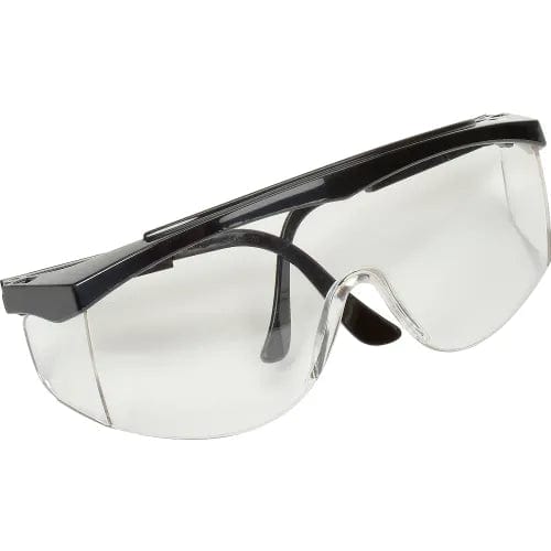 Centerline Dynamics PPE MCR Safety SS010 Stratos® Safety Glasses, Black Frame, Clear Uncoated Lens