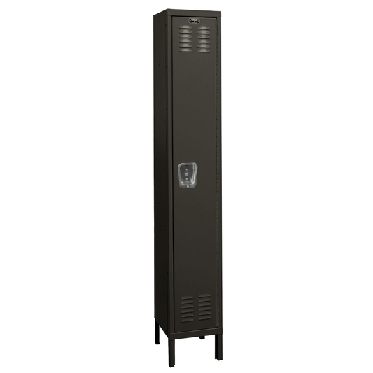 Centerline Dynamics Premium Wardrobe Lockers Hallowell 1-Tier 1 Door Premium Kd Wardrobe Lockers In Stock Black U1258-1A-ME