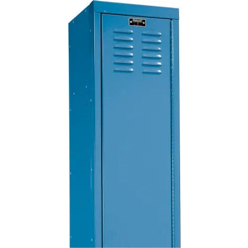 Centerline Dynamics Premium Wardrobe Lockers Hallowell 1-Tier 1 Door Premium Kd Wardrobe Lockers In Stock Blue Assembled U1258-1A-MB