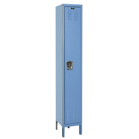 Centerline Dynamics Premium Wardrobe Lockers Hallowell 1-Tier 1 Door Premium Kd Wardrobe Lockers In Stock Blue U1258-1A-MB