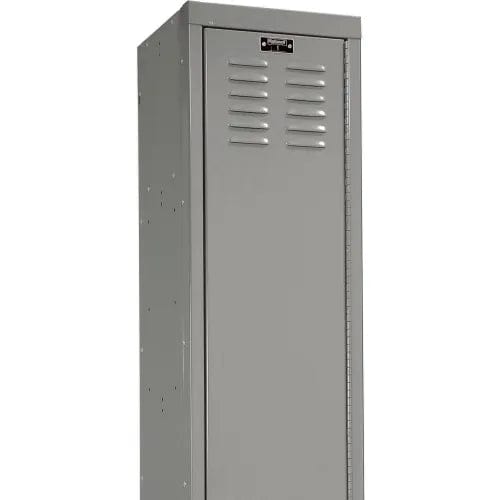 Centerline Dynamics Premium Wardrobe Lockers Hallowell 1-Tier 1 Door Premium Kd Wardrobe Lockers In Stock Dark Gray Assembled U1258-1A-HG