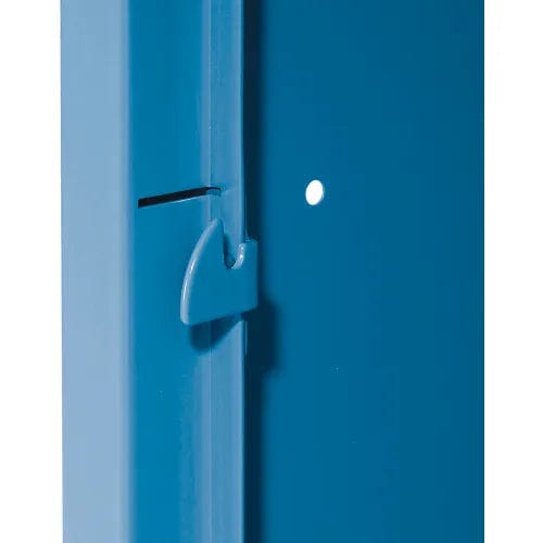 Centerline Dynamics Premium Wardrobe Lockers Hallowell 2-Tier 2 Door Premium Kd Wardrobe Lockers In Stock Blue Assembled U1258-2A-MB