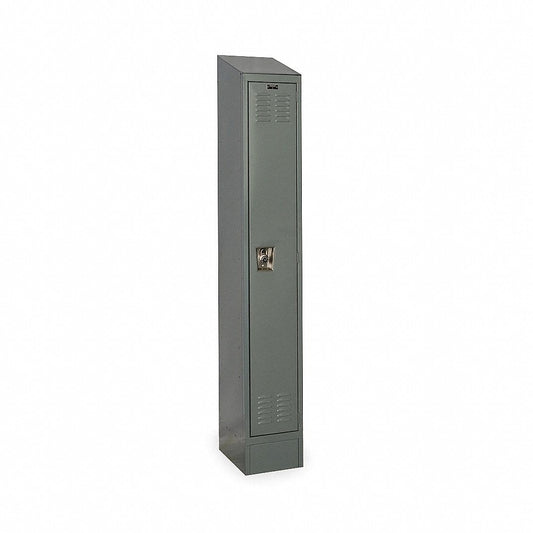 Centerline Dynamics Ready Built Lockers Dark Gray Hallowell Ready-Built II 1-Tier 1 Door Locker, 12"W x 12"D x 84"H