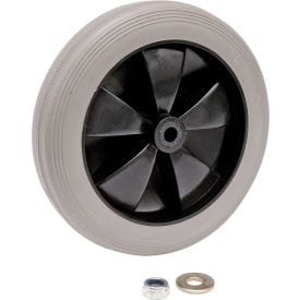 Centerline Dynamics Replacement Wheel Global Industrial Replacement 8" Rear Wheel for Janitor Cart (Models 603574, 603590) - RP9039