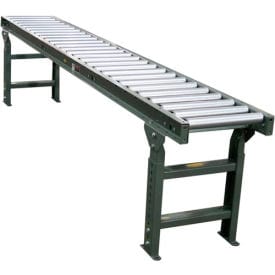 Centerline Dynamics Roller Conveyors Hytrol® 10 Ft. - 16"W - 13" Between Rail - 6" Rollers Centers 1.9" Dia. Galvanized Rollers