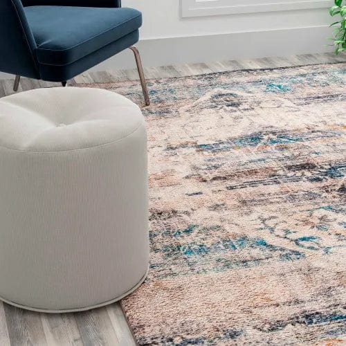 Centerline Dynamics Rugs Artisan Old English Style Traditional Rug - 5' x 7' - Blue