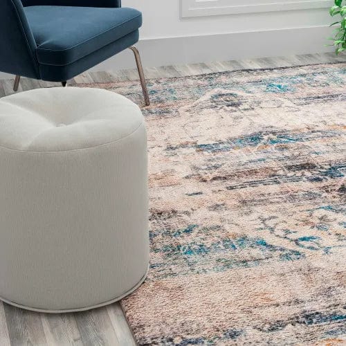 Centerline Dynamics Rugs Artisan Old English Style Traditional Rug - 8' x 10' - Blue