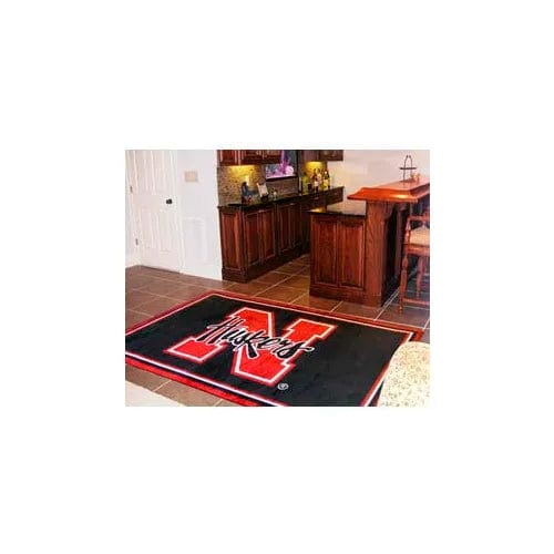 Centerline Dynamics Rugs Nebraska Team Rug 1/4" Thick 4' x 6'