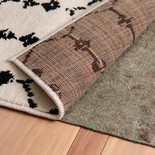 Centerline Dynamics Rugs Slide-Stop Reversible Non-Slip Cushion Rug Pad for 4' x 6' Area Rug, Gray