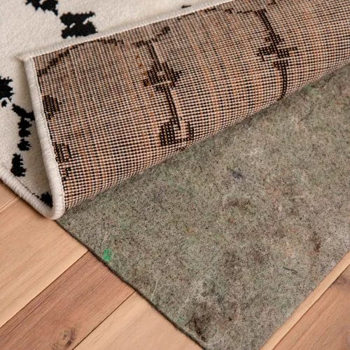 Centerline Dynamics Rugs Slide-Stop Reversible Non-Slip Cushion Rug Pad for 4' x 6' Area Rug, Gray