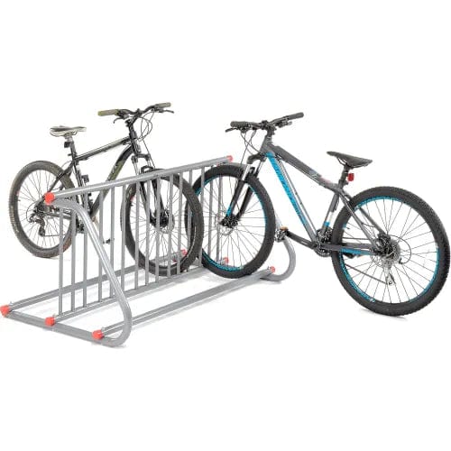 Centerline Dynamics Safety Railings Double-Sided Grid Bike Rack, 10-Bike Capacity, Powder Coated Steel