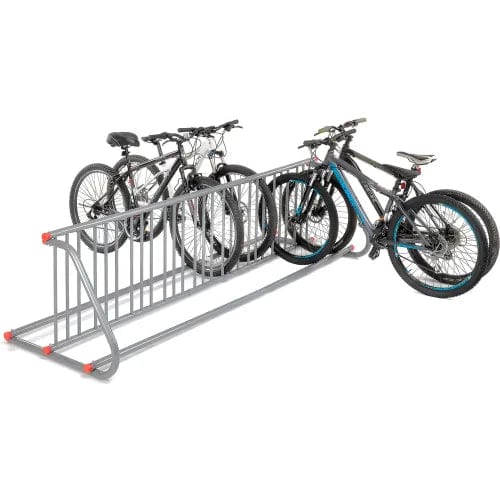 Centerline Dynamics Safety Railings Double-Sided Grid Bike Rack, 18-Bike Capacity, Powder Coated Steel