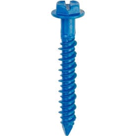 Centerline Dynamics Screw Anchors ITW Tapcon Hex Head, Made In USA, Pkg of 25, 1/4" x 2-1/4" Concrete Anchor