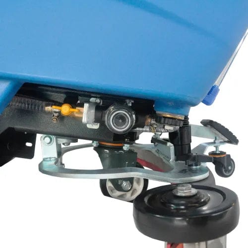 Centerline Dynamics Scrubbers & Floor Machines Global Industrial™ Auto Floor Scrubber With Traction Drive, 20" Cleaning Path