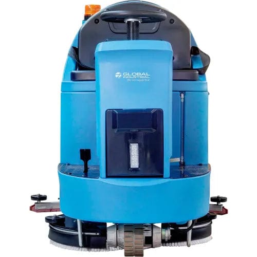 Centerline Dynamics Scrubbers & Floor Machines Global Industrial™ Auto Ride-On Floor Scrubber, 34" Cleaning Path