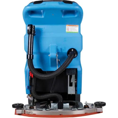 Centerline Dynamics Scrubbers & Floor Machines Global Industrial™ Auto Walk-Behind Floor Scrubber, 18" Cleaning Path