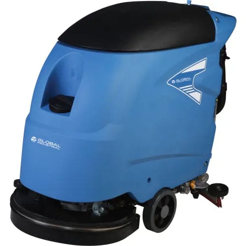Centerline Dynamics Scrubbers & Floor Machines Global Industrial™ Electric Walk-Behind Auto Floor Scrubber, 20" Cleaning Path