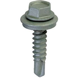 Centerline Dynamics Self Drilling Screws Roofing Screw - #12 x 1" - Hex Washer Head - Drill Point - 21418, Package of 300