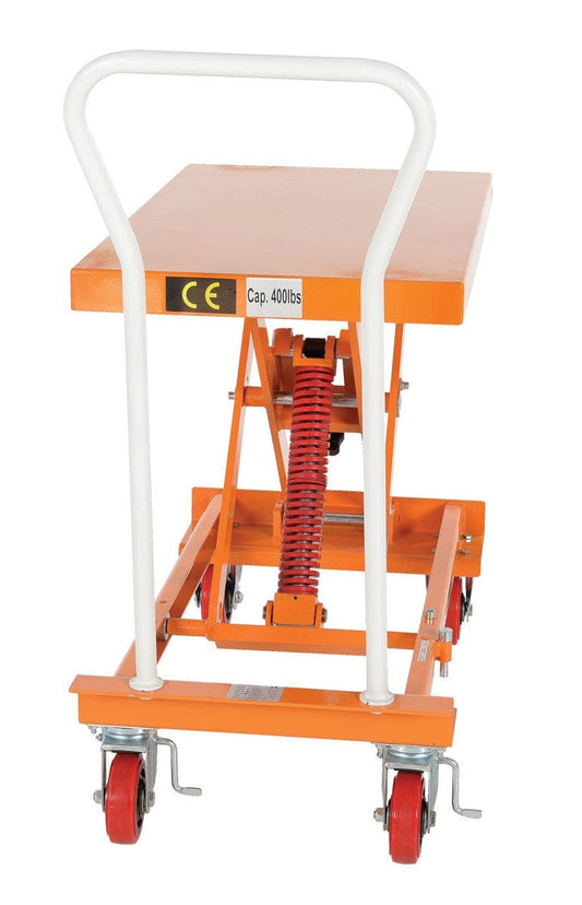 Centerline Dynamics Self Elevating Table Vestil Steel Auto Hite Cart 40 In. x 19-3/4 In. x 30-1/2 In. 400 Lb. Capacity