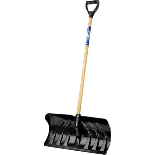 Centerline Dynamics Shovels Union Tools® 1630400 24" Poly Blade Snow Pusher W/ Wood D-Grip Handle