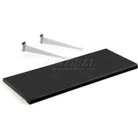 Centerline Dynamics Slatwall Shelf Global Industrial Slatwall Shelf 48 X 15 Black Plastic With 3 Brackets - 968473ABK