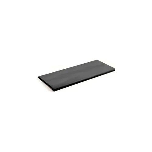 Centerline Dynamics Slatwall Shelf Slatwall Shelf 48x15 Black Plastic With Round Edge - Pkg Qty 4