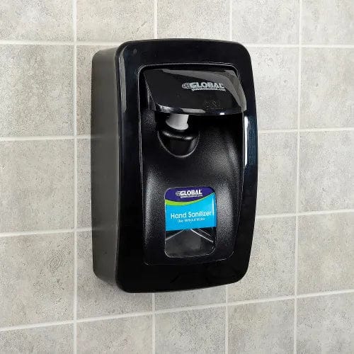 Centerline Dynamics Soap & Sanitizer Dispensers Global Industrial™ Manual Dispenser for Foam Hand Soap/Sanitizer - Black