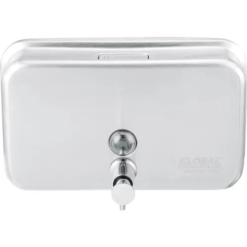 Centerline Dynamics Soap & Sanitizer Dispensers Global Industrial™ Stainless Steel Horizontal Liquid Soap Dispenser - 1000 ml