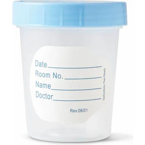 Specimen Container w/ Sterile Fluid Pathway, 4.5 oz., Pack of 100 ...