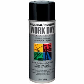 Centerline Dynamics Spray Paint Industrial Work Day Enamel Paint Gloss Black