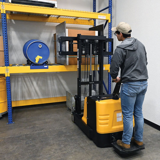 Centerline Dynamics Stackers Vestil Counter Balanced Powered 27 In. - 51 In. Bale Clamp Lifter 1200 Lb. Capacity