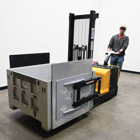 Centerline Dynamics Stackers Vestil Counter Balanced Powered 27 In. - 51 In. Bale Clamp Lifter 1200 Lb. Capacity