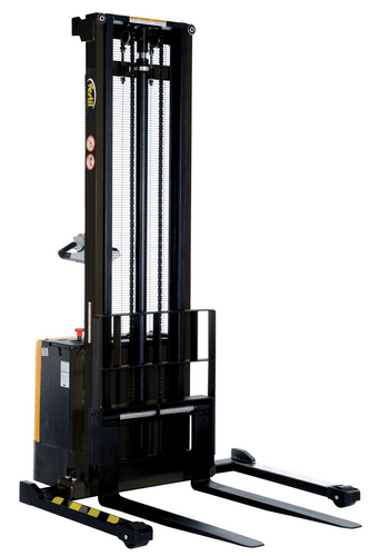 Centerline Dynamics Stackers Vestil Steel Adjustable Powered Lift Stacker 150 In. Raised Height 2000 Lb. Capacity