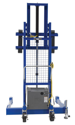 Centerline Dynamics Stackers Vestil Steel Pallet Master/Server Stacker 12 Volt DC Powered 60 In. Raised Height 4,000 Lb. Capacity