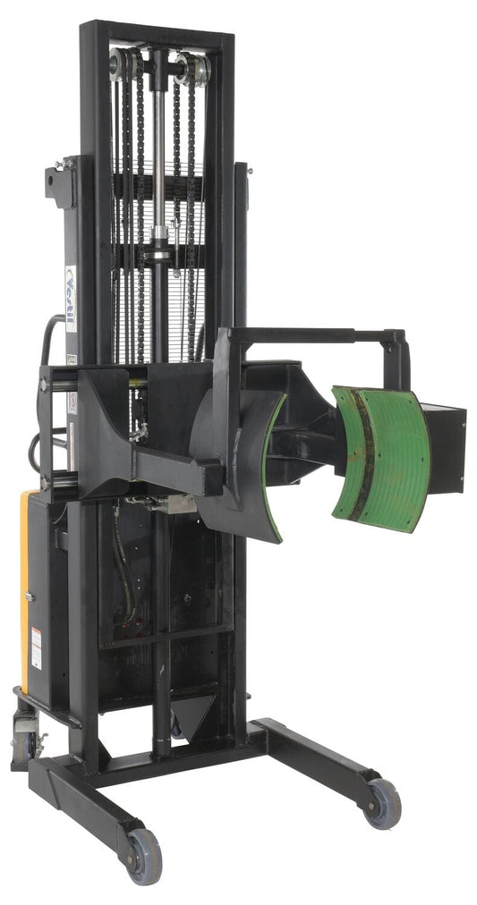 Centerline Dynamics Stackers Vestil Steel Semi Electric Drum Gripper/Rotator Stacker Accepts 16, 30, & 55 Gallon Steel Drums