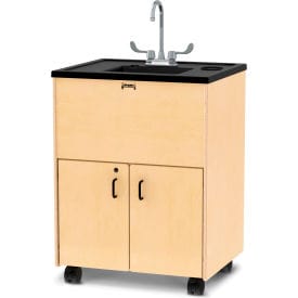 Centerline Dynamics Student's Portable Sink Jonti-Craft® Clean Hands Helper Portable Sink - 38" Counter - Plastic Sink - without Heater